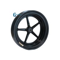 Agricultural Planter Rubber Tire Seeder Casting Iron Spoked Gague Wheel 16*4.5