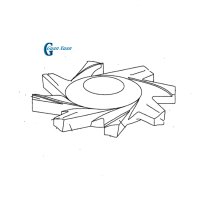 Paper pulper rotor