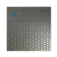 Slot perforated sheet